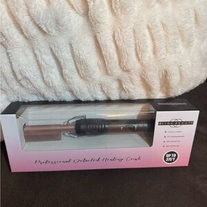 Bling Beauty Professional Heated Comb Hair Straightener Up to 375°F